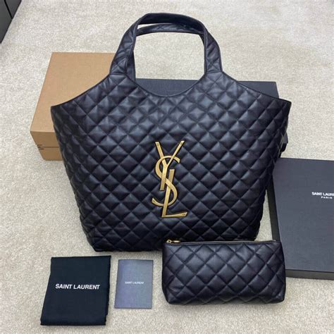 ysl icare mini|icare lambskin shopping bag.